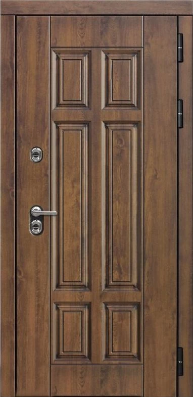 Входная дверь ДвериПРО Квадро ФЛ-256 (10мм, бетон снежный) DPRO196460 внешняя сторона