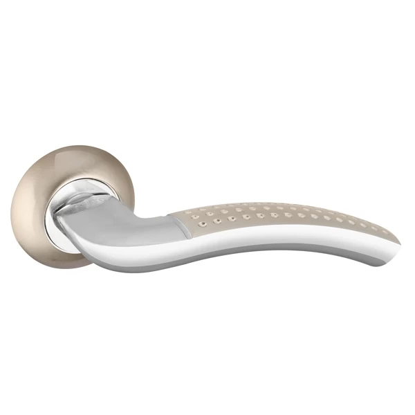 Фото Ручка раздельная R.TL54.LOGICA 170mm SN/CP-3 мат. никель/хром 8x170мм M4(12х80х50)