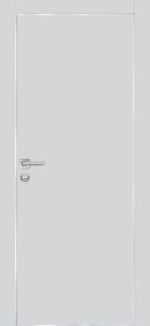 Межкомнатная дверь PX-1 AL кромка с 4-х ст. Сапфир матовый