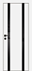 Межкомнатная дверь PX-9  AL кромка с 4-х ст. Белый матовый